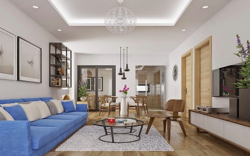Mẫu thiết kế nội thất căn hộ chung cư HVD00044