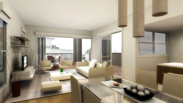 Mẫu thiết kế nội thất căn hộ chung cư HVD0052